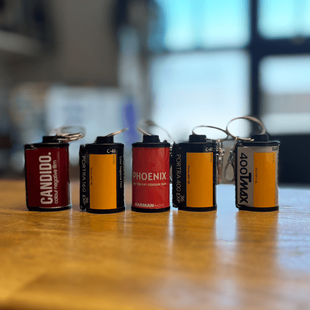 Film canister Keychain 